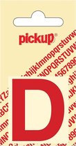 Pickup plakletter Helvetica 40 mm - rood D