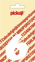 Pickup plakcijfer CooperBlack 60 mm - wit 6