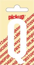 Pickup plakletter Nobel 60 mm wit Q - 31012060Q