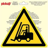 Pickup Pictogram driehoek 20 cm - Transportvoertuigen