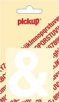 Pickup plakletter Helvetica 60 mm - wit &