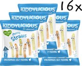 Kiddylicious Cheesy Kaas Straws - Doos 16 zakjes