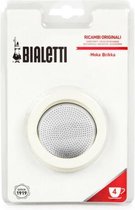 Bialetti Brikka filterplaatje + rubber ringen - 4 kops