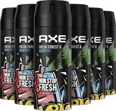 Axe Fresh Forest & Graffiti Bodyspray Deodorant - 6 x 150 ml - Voordeelverpakking