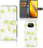 Magnet Case Xiaomi Poco X3 | Poco X3 Pro Telefoonhoesje Palmtrees