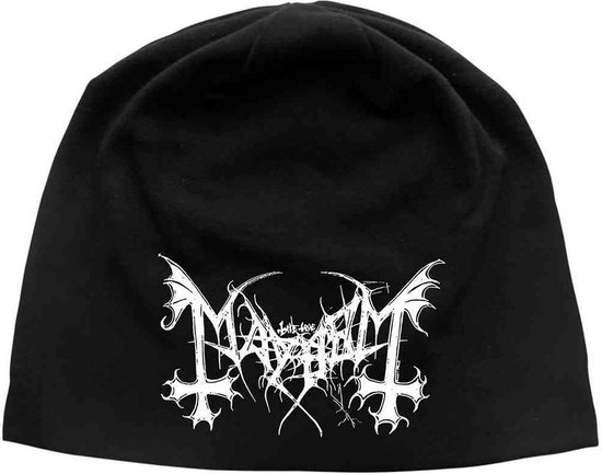 Mayhem - Logo Beanie Muts - Zwart