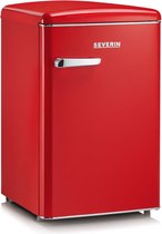 Severin RKS 8830 Retro frigo combine Autoportante 108 L D Rouge
