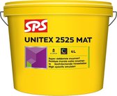 Sps Unitex 2525 Mat 4 Liter 100% Wit