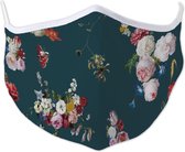 Mondkapje - Wasbaar mondmasker - Gezichtsmasker - Uniek design - Floral Still Lifes, Collection Rijksmuseum - In Maat verstelbaar