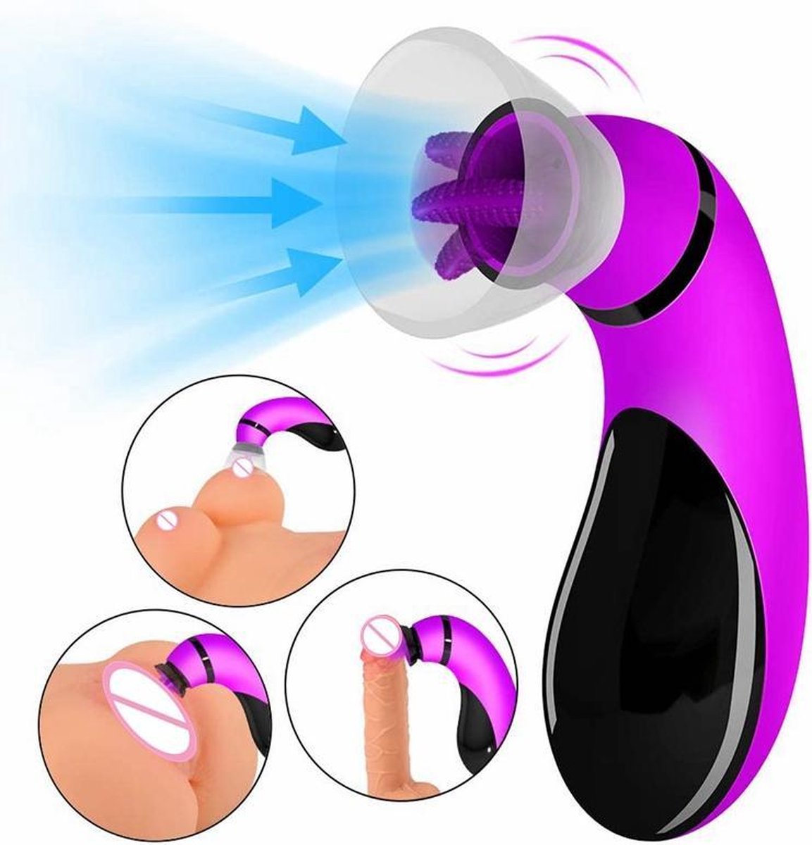 Goedkoopste Vagina Tong Vibrator - Intense genot - Unieke ervaring - Vibrating Massager - Sex Machine - Adam angel®