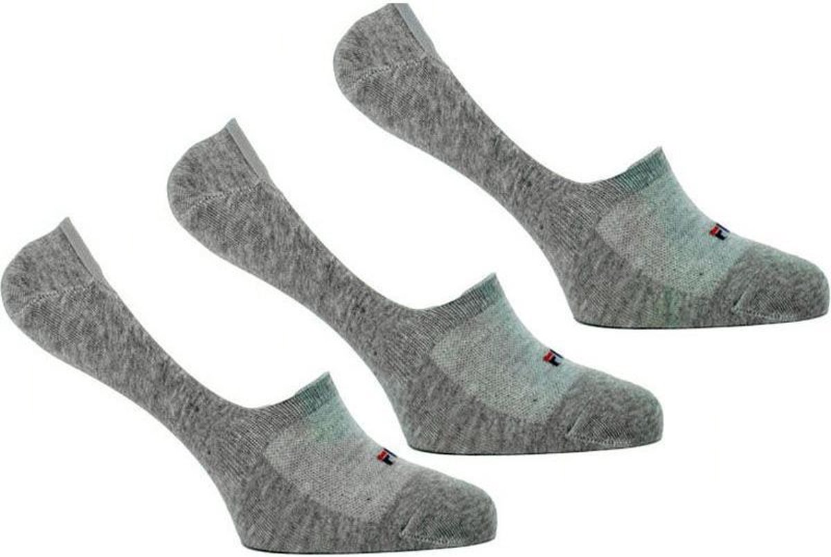 Fila Invisible Ghost Sneakersokken 3 pack – 3x 3pack 9 stuks Grijs