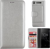 Wallet Case Sony XZ 1 - BookCase Zilver