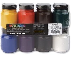 Jacquard Jacquard Versatex Zeefdruk Inkt Set 1 8x66,5 ml.