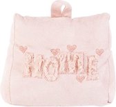 Roze Deurstopper - Deurstop - Deurwig - Deurbuffer - 18x11xh34cm - Textiel