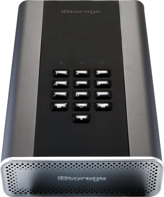 iStorage diskAshur DT2 - externe harde schijf - 16 TB - Zwart - Grafiet van Merkloos — afbeelding 3