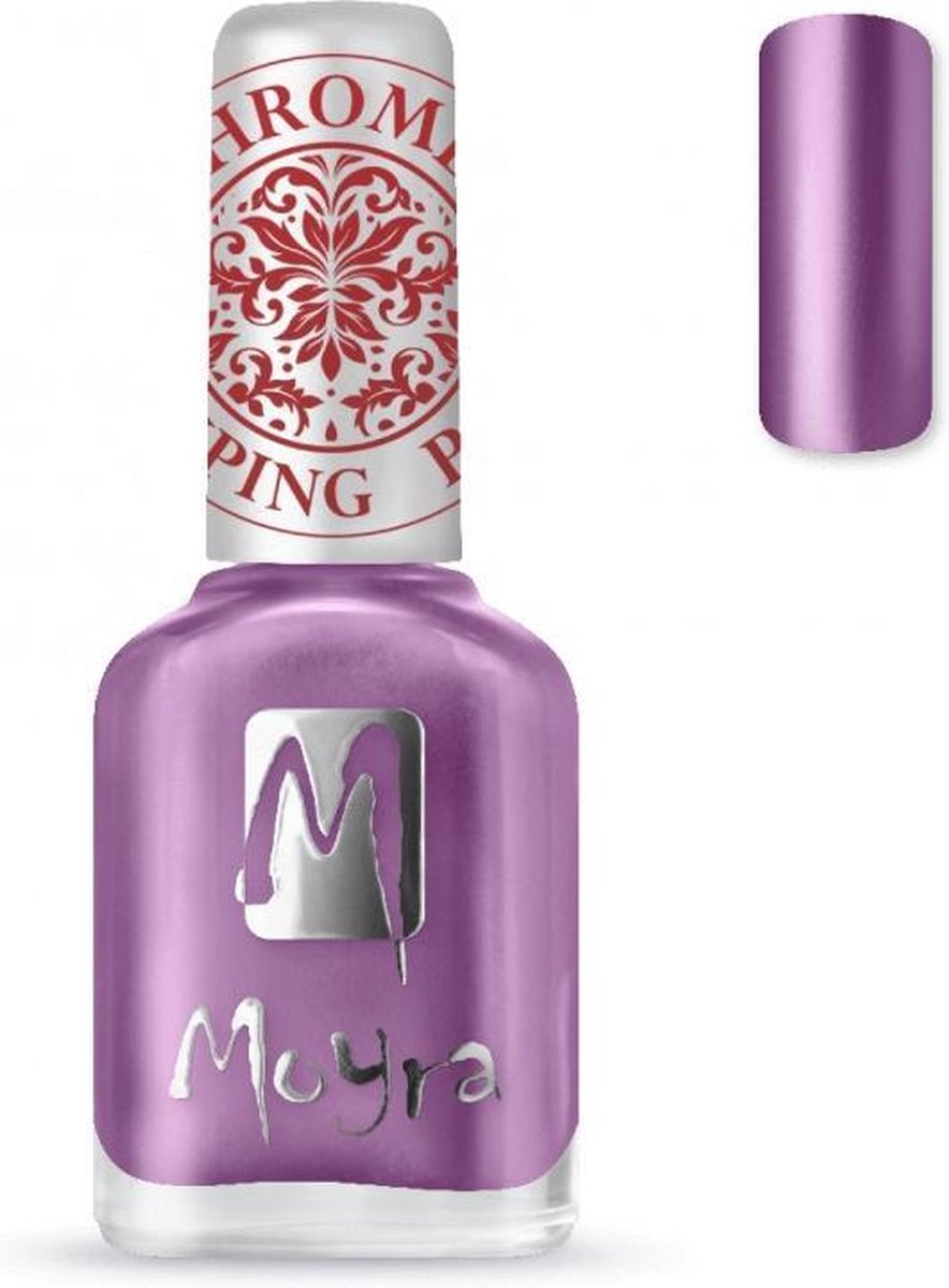 Moyra Stamping nail polish SP28 Chrome Purple