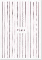 Moyra Nailart Strip Chain 03 Rose Gold