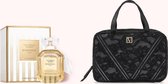 Victoria's secret gift set -cadeau set-VICTORIA'S SECRET -Romantische luxe Cadeaus- everything travel case- Bombshell Gold best seller Fragrance