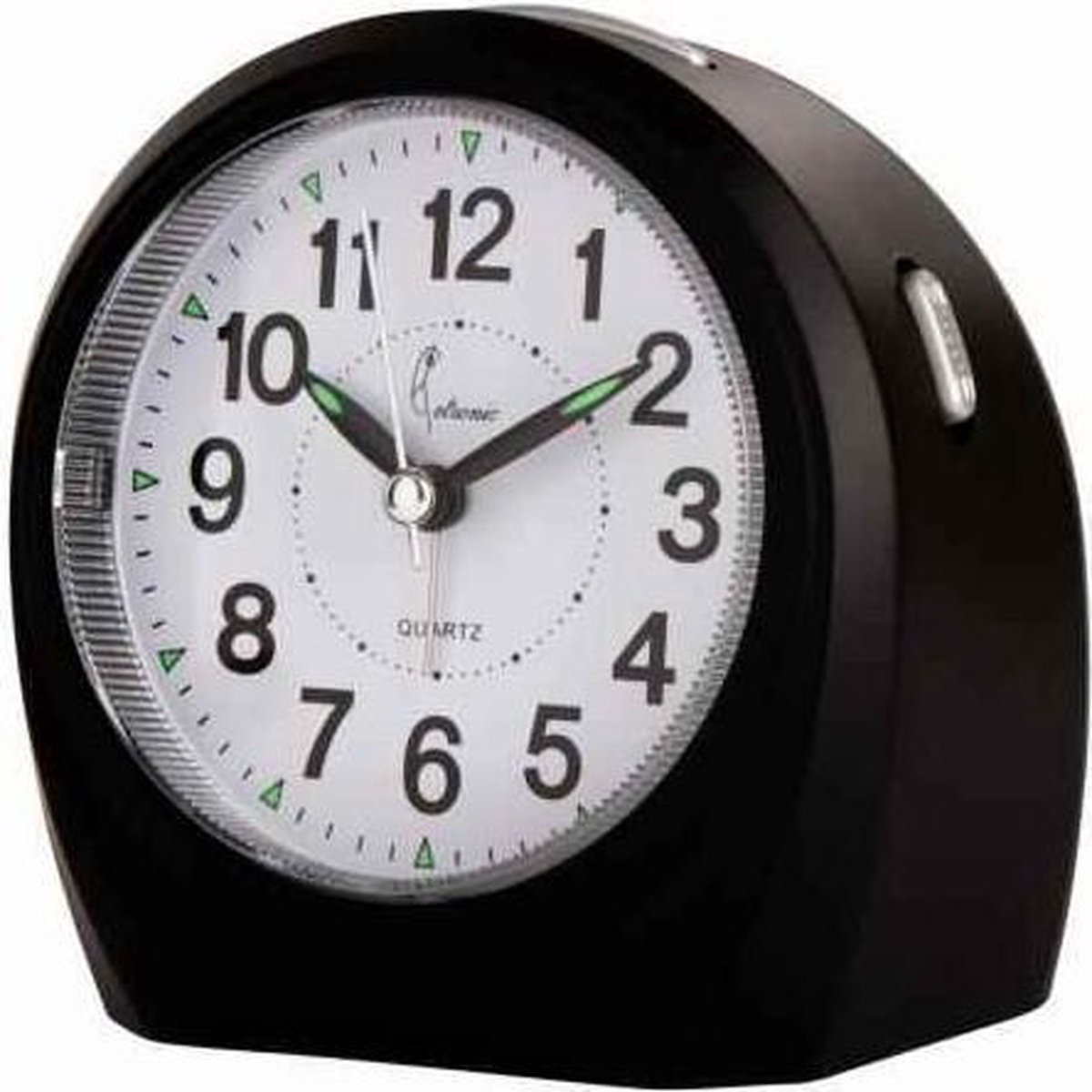 Cetronic T0501S MB01 - Wekker - Analoog - Stil uurwerk - Snooze - Zwart