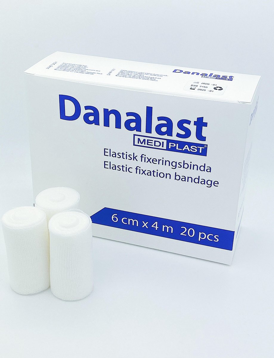 Goedkoopste Danalast Elastisch fixatiewindsel 6cm x 4m - Doos 20 stuks