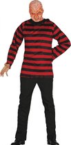 Fiestas Guirca Verkleedshirt Mr. Scissors Polyester Rood/zwart Mt L