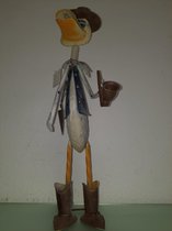 Decoratieve gans als cowboy