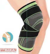 Knie band (zwart) - Knie Versterking - Orthopedische kniebrace voor kruisband - Knieband voor meniscus - Kniebeschermer - Knie brace patella - Compressie kniebandage blessure - MAA