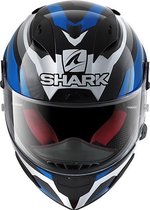 SHARK RACE-R PRO ASPY Motorhelm Integraalhelm Zwart blauw Geel - Maat M