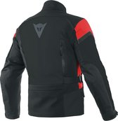 Dainese Tonale D-Dry Lava Red Black Textile Motorcycle Jacket 50