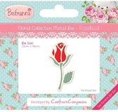 Bebunni floral collection metal die rosebud