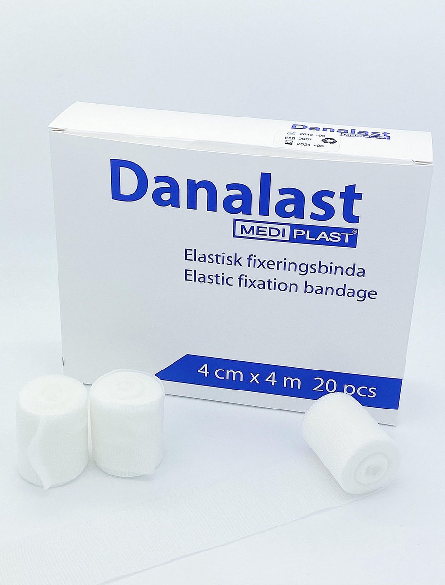 Goedkoopste Danalast Elastisch Fixatiewindsel 4cm x 4m - Doos 20 Stuks