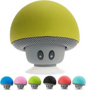 SmartTechnology Colored Mushroom Douche Speaker Geel - Bluetooth Speaker - Waterdichte Speaker - Badkamer Speaker - Waterproof Speaker - Shower Speaker - Douche Radio -