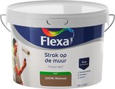 Flexa - Strak op de muur - Muurverf - Mengcollectie - 100% Walnoot - 2,5 liter
