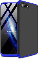 360 full body case voor Oppo RX17 Neo - zwart / blauw