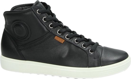 ECCO Soft 7 W Dames Sneakers - Zwart - Maat 40 | bol.com