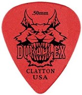 Clayton Duraplex standaard plectrums 0.50 mm 6-pack
