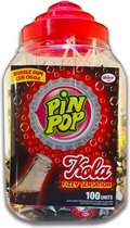 Pin Pop Lolly Cola Kola 17gr - 100 Stuks