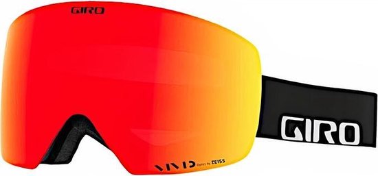 Giro Skibril Contour Zwart/rood/oranje Onesize |