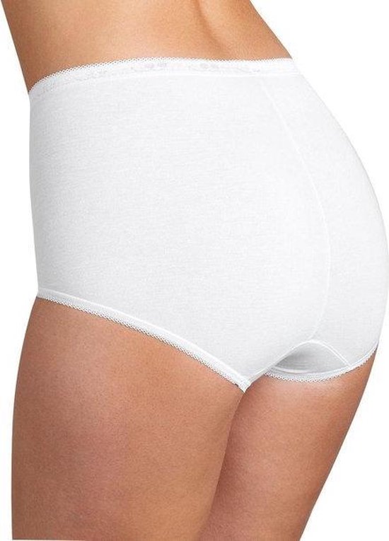 Sloggi 83010180847 Dames slips 24/7 Microfiber Midi Slip 6-pack, zwart, 38