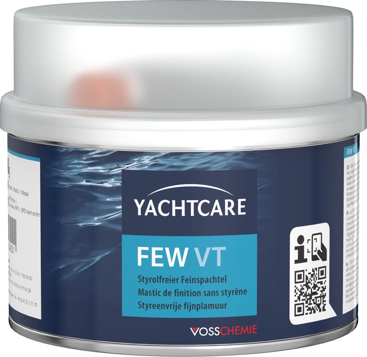 Yachtcare Polyester Fijnplamuur - Wit - 250ml