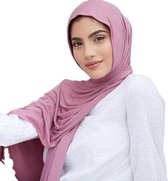 IRSA Scarfs Hoofddoek ROZE - Hijab - Sjaal - Hoofddoek - Turban - Jersey Scarf - Sjawl - hoofddoek - Islam - Dames hoofddoek