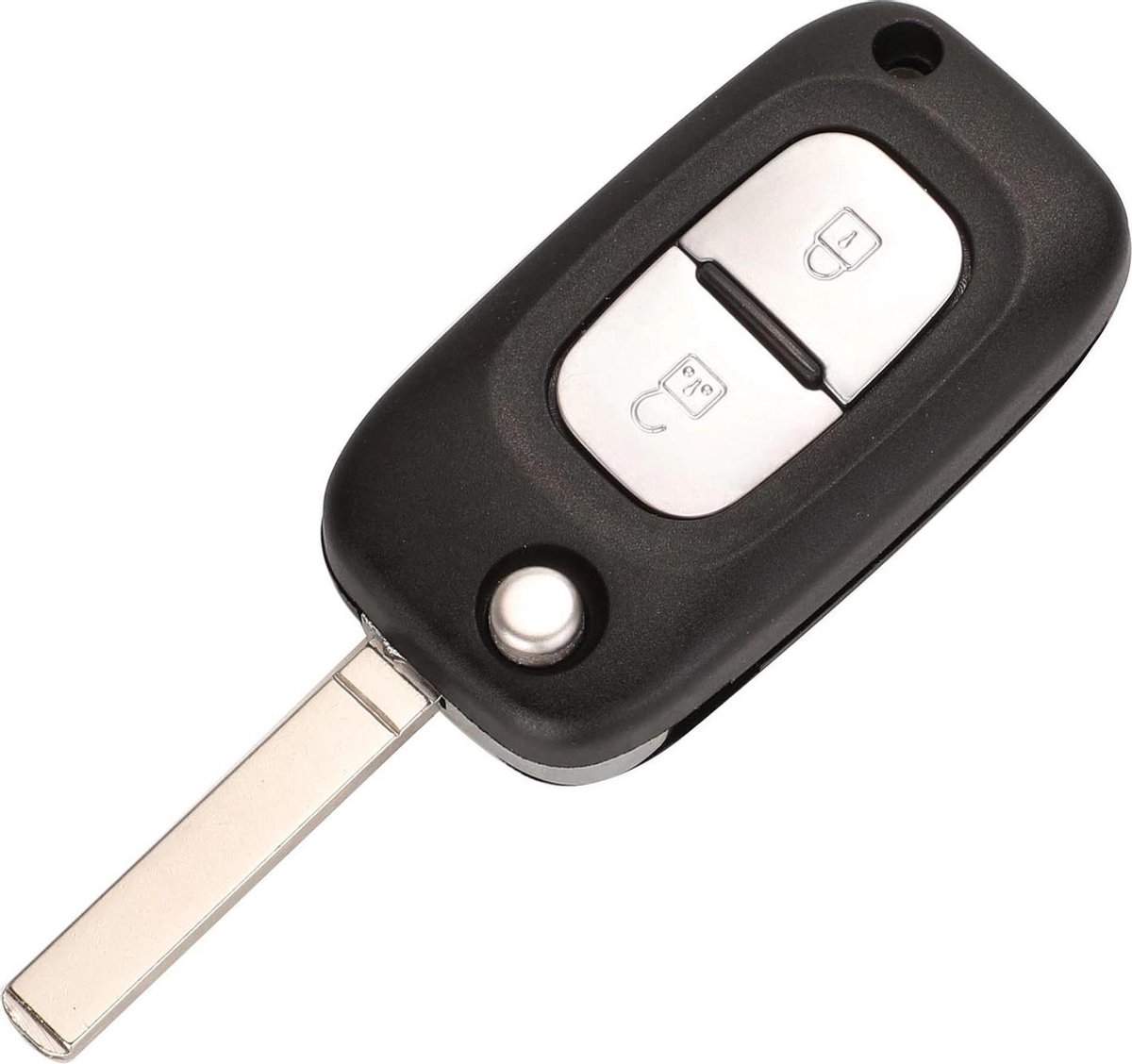 Clé de voiture 2 boutons flip key VA2ERS2 adaptée pour Renault Clio /  Renault twingo /