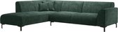 Hoekbank Moana - Groen - Velvet - Links