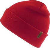Forest Muts Rood Kids - Winter Kindermuts - Beanie Voor Jongens En Meisjes - Rode Mutsen Voor Kinderen - Wakefield Headwear