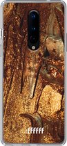 6F hoesje - geschikt voor OnePlus 8 -  Transparant TPU Case - Lets go Gold #ffffff