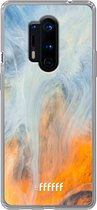 OnePlus 8 Pro Hoesje Transparant TPU Case - Fire Against Water #ffffff