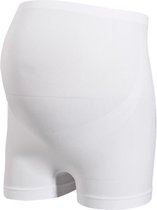 Prénatal Zwangerschapsshort Naadloos - Zwangerschapskleding - L/XL - Wit