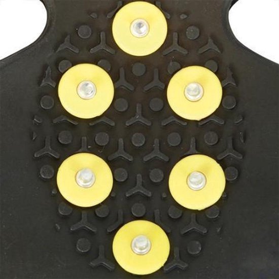 Anti Slip Sneeuwzolen met Sneeuwkettingen - Veilig lopen op Sneeuw en IJs - Maat M, Schoenmaat 36-41 - Met 10 Spikes voor extra grip