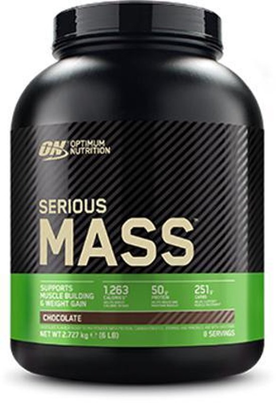 Optimum Nutrition Serious Mass - Weight Gainer Chocolade Smaak