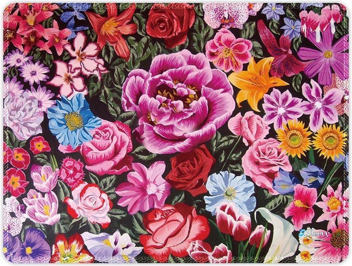 Muismat bloemen print - Sleevy - mousepad - Collectie 100+ designs